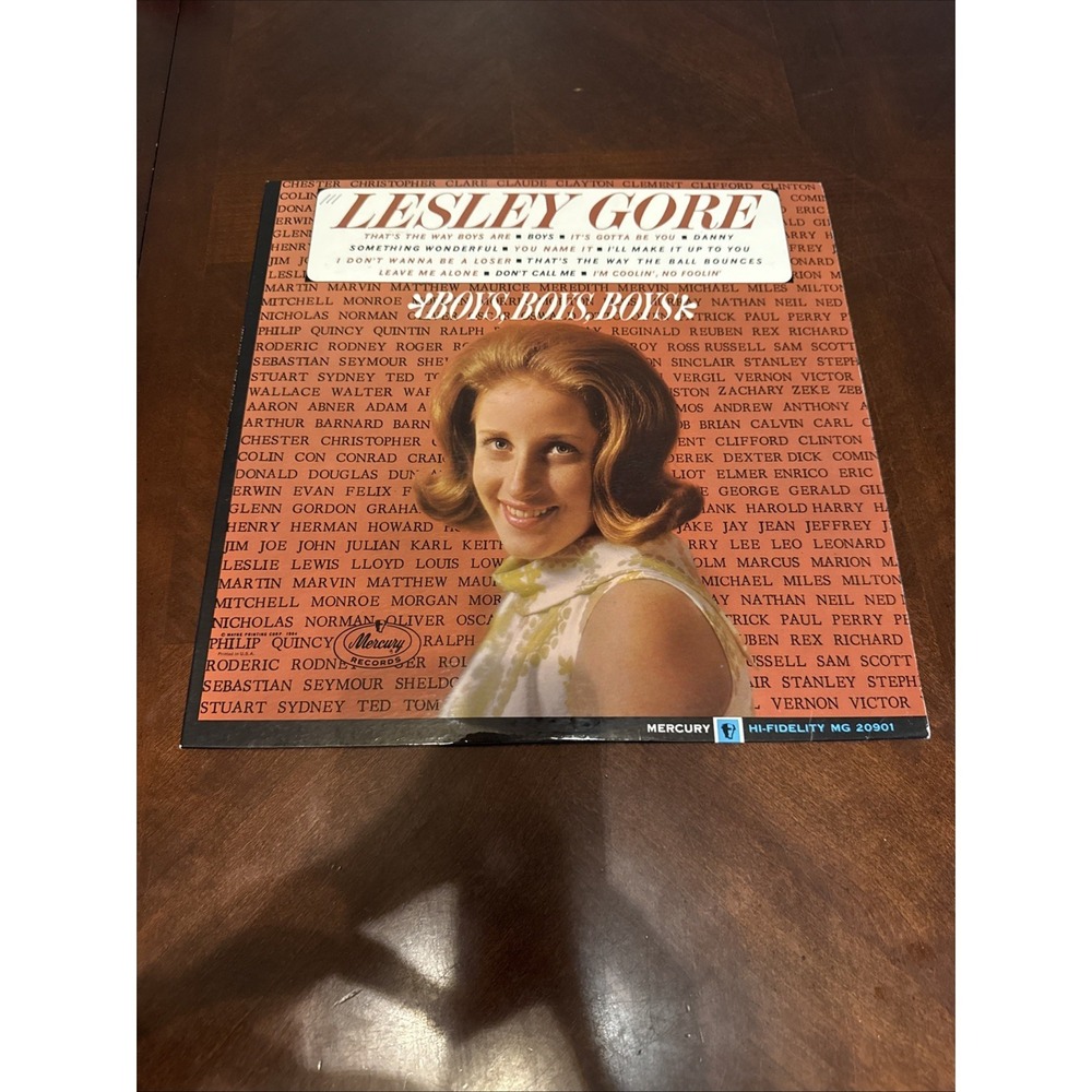 Lesley Gore‎ Boys MG-20901 Mono Mercury Records Vintage 1964 LP Vinyl VG
